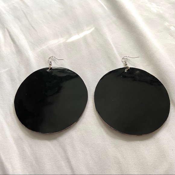 HPx3⭐️ Handmade Real Cowhide Cheetah Earrings - Picture 2 of 4